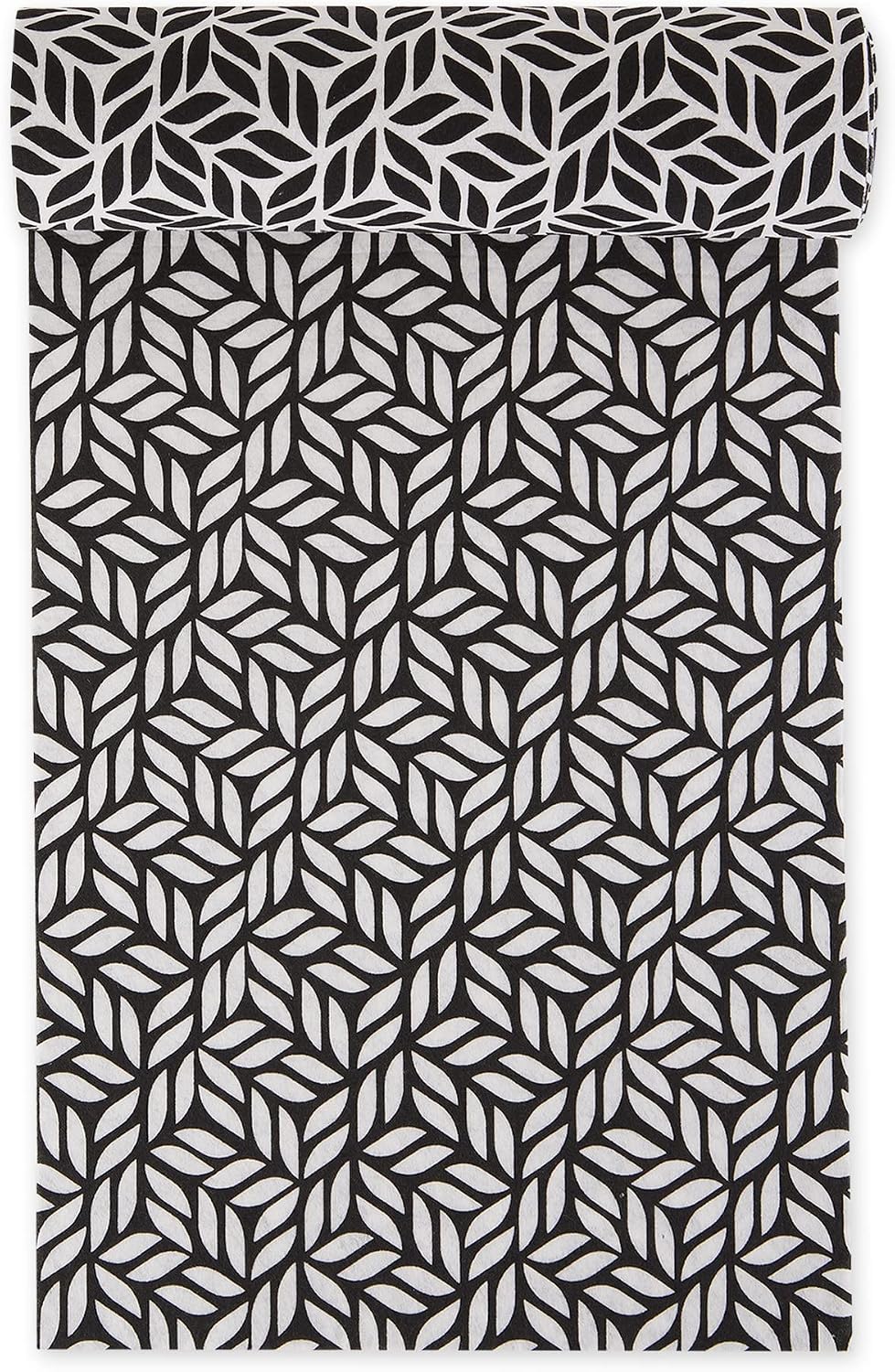 Revestimiento nevera 12x20pulg abstracto negro 2 pzas