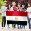 Bandera Egipto poliéster 3x5ft ojales latón resistente