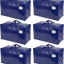 6 Bolsas Mudanza Almacenamiento Plegables Resistentes Azul