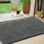 Tapete antiderrap felpilla 60x36" para puerta perro