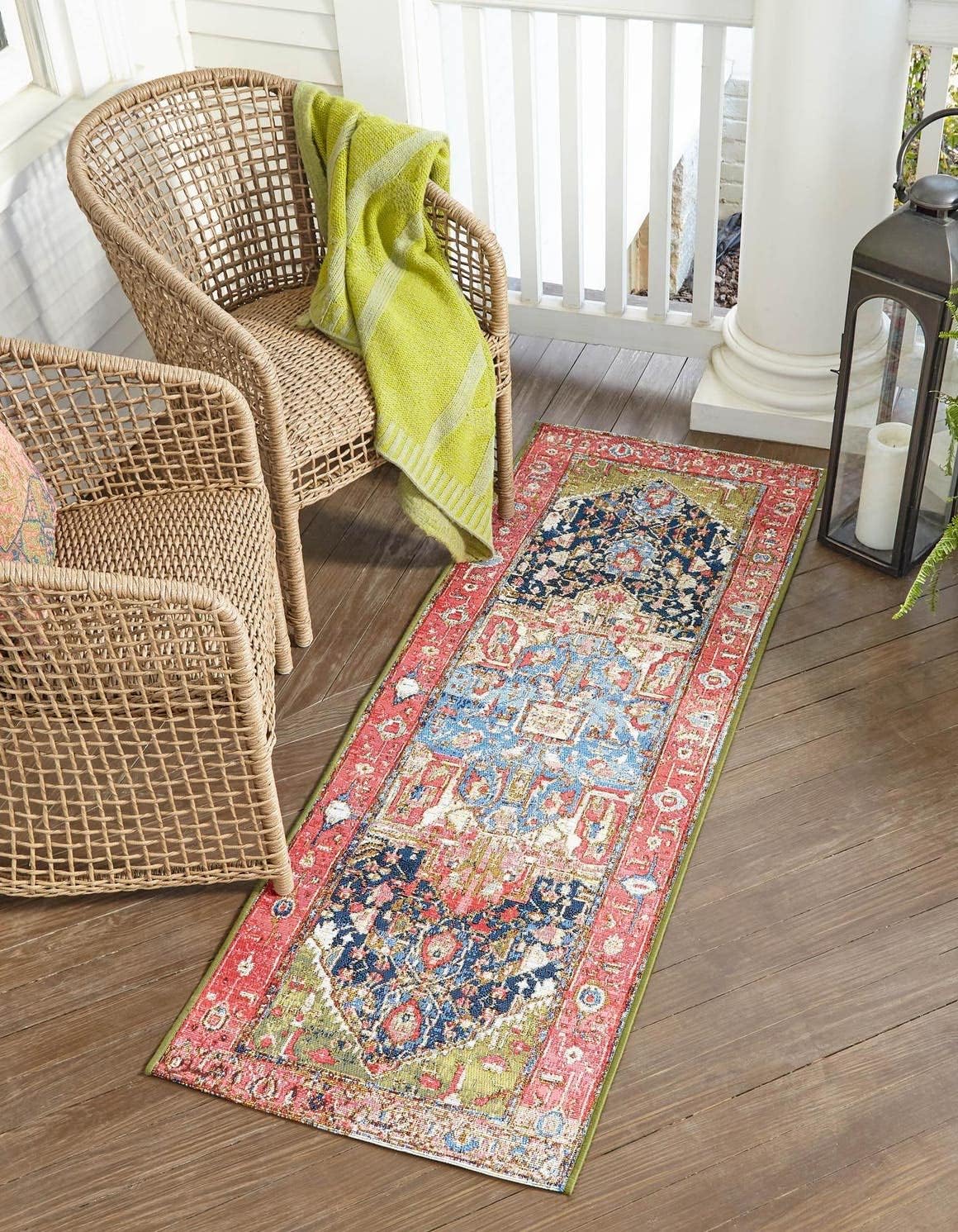 Alfombra área Limon 2x7pulg x 5x3pulg multicolor