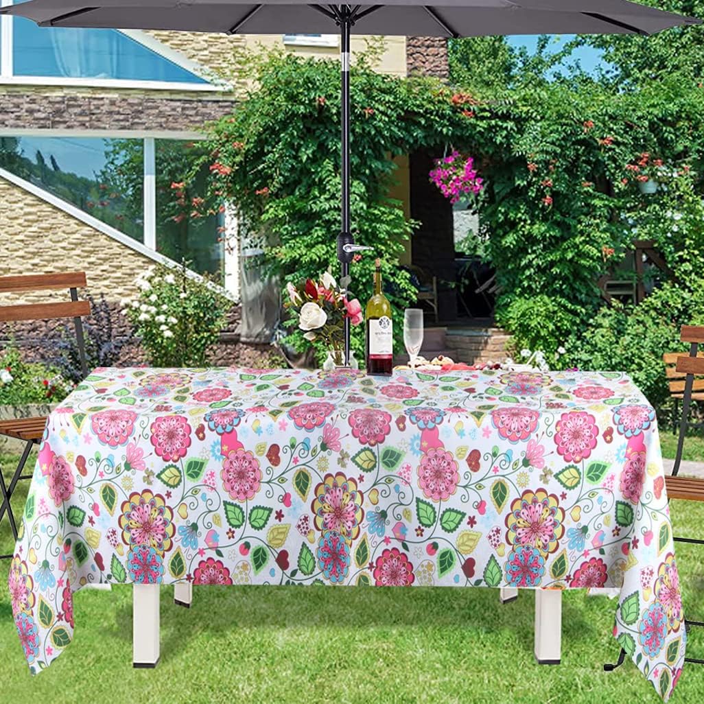 Mantel rectangular 60x84" con cremallera para patio y mesa