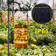 Farol solar impermeable colgante para jardín y patio
