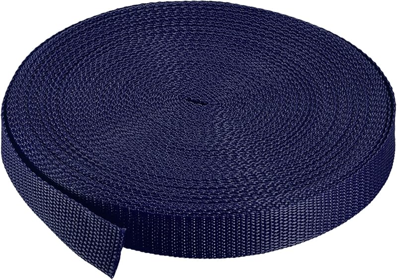 Correa ligera flejado azul 1" 25 yardas para exteriores