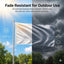 Bandera blanca 2x3pies poliéster resistente UV
