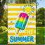 Banderas jardín 12x18pulg doble cara sol paleta decoración