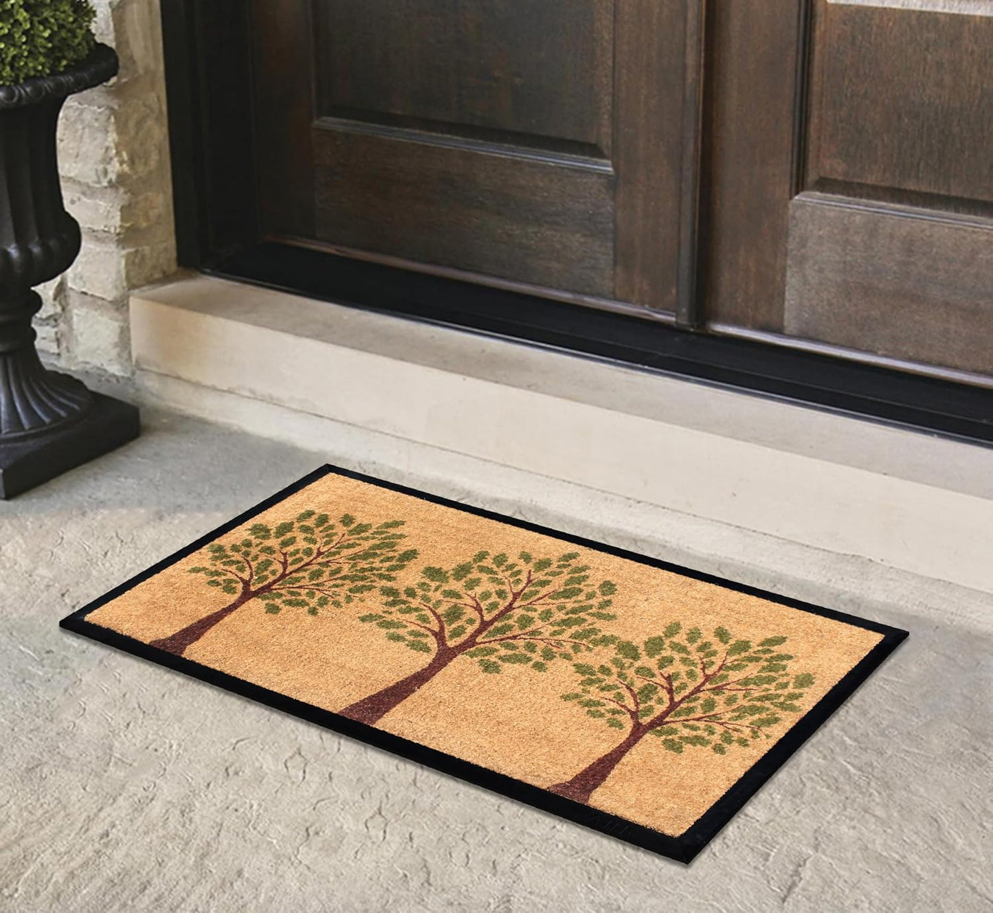 Tapete puerta entrada 24x48pulg antiderrap resistente