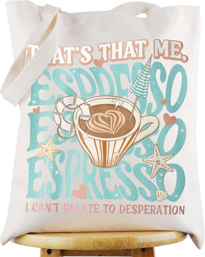 Bolsa hombro para fanáticos de café expreso