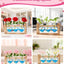 Estación propagación plantas jarrón vidrio 3 bombillas madera decoración