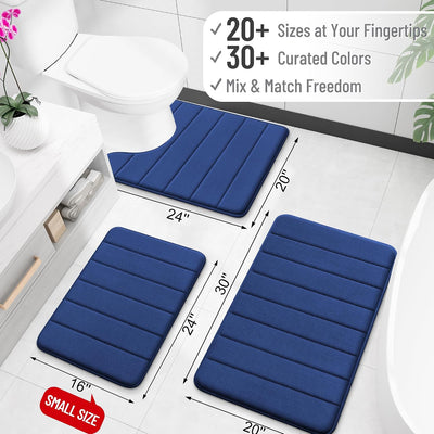 Tapete baño espuma viscoelástica 34x21pulg súper suave