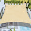 Toldo parasol rectangular 10x12ft tela permeable para jardín