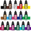 Juego 16 colorantes alimentarios líquidos sin sabor 0.35oz