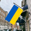 Bandera Ucrania 3x5ft nailon 210D rayas doble cara