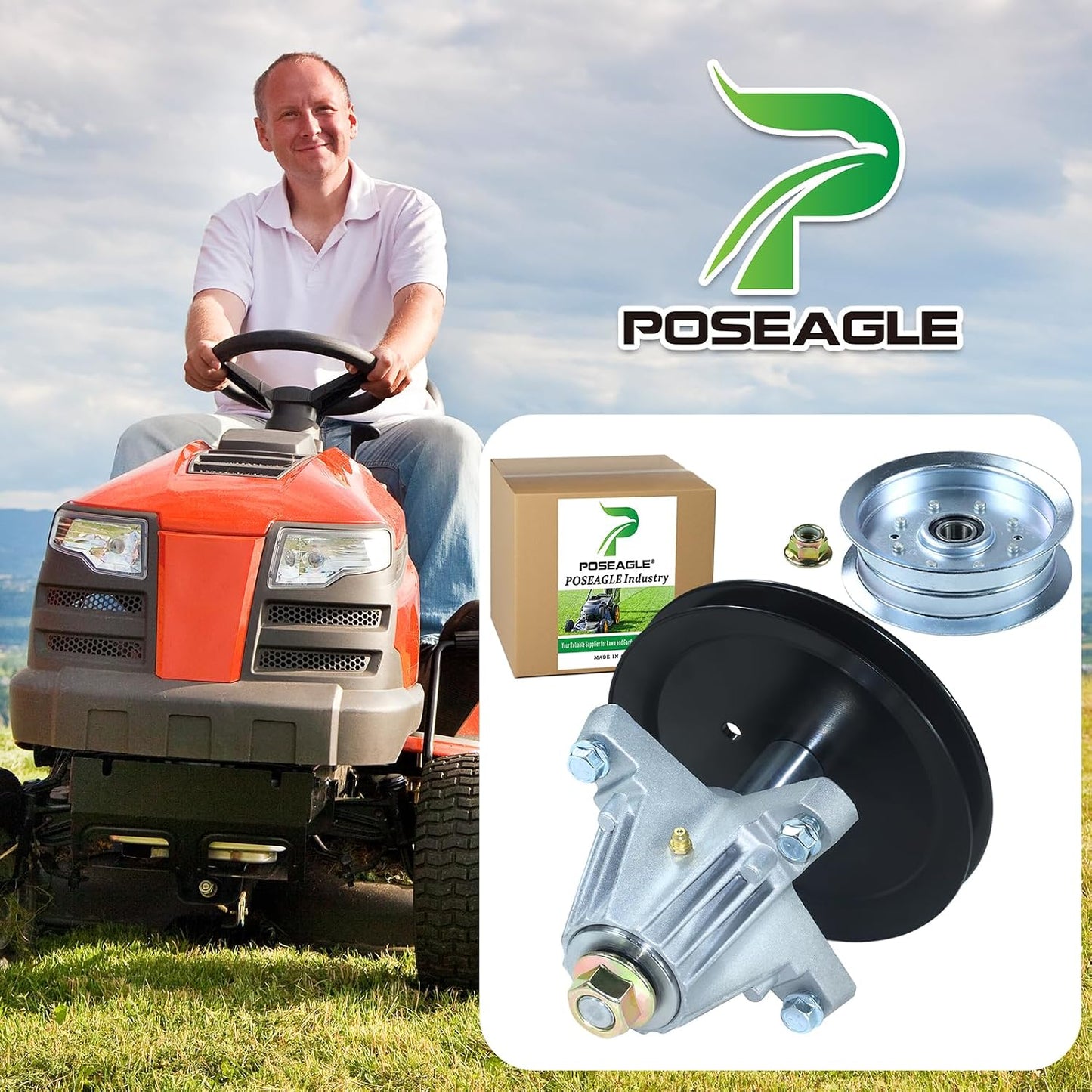 2 Kits Husillo Polea para Troy Bilt TB46