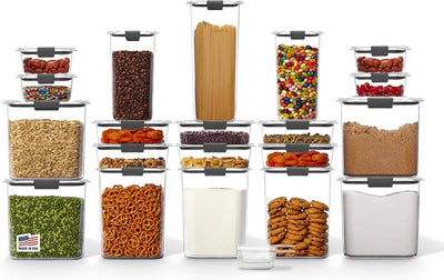 Set 20 Recipientes Herméticos Sin BPA con Cucharas