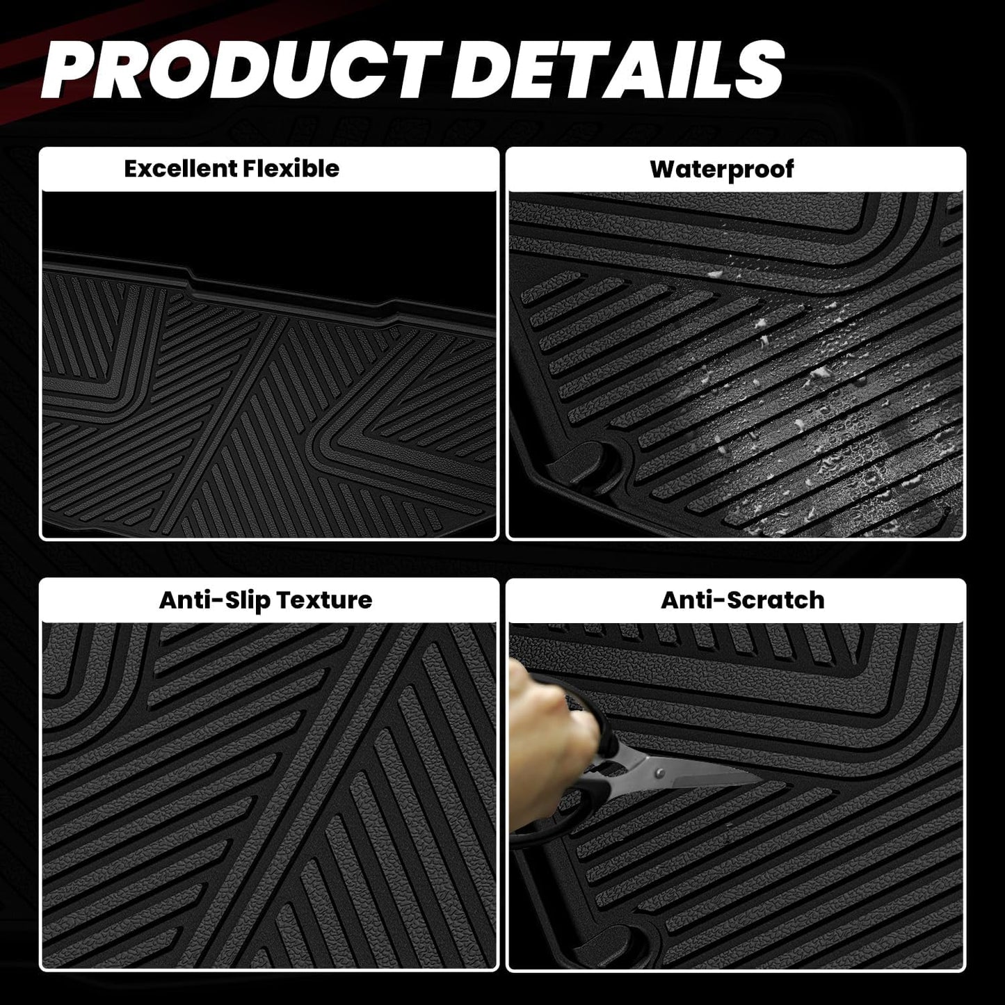 Alfombrillas maletero Rivian R1T y R1S ajuste personalizado