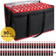 2 Pzas Bolsas Aisladas Catering Therma Negro Rojo