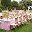 2 Manteles Elastano Rosa Bebé 8ft Falda Volante Mesa