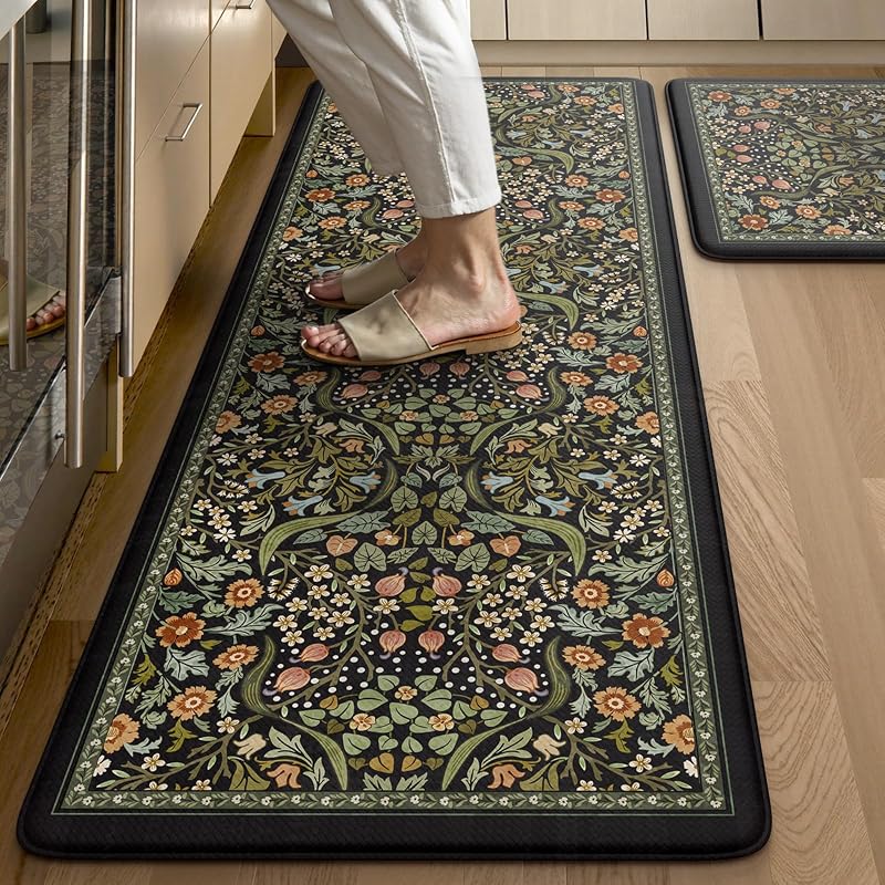 Alfombra cocina acolchada antifatiga set 2