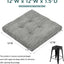 4 Cojines Viscoelástica 12pulg Asiento con Laños Gris