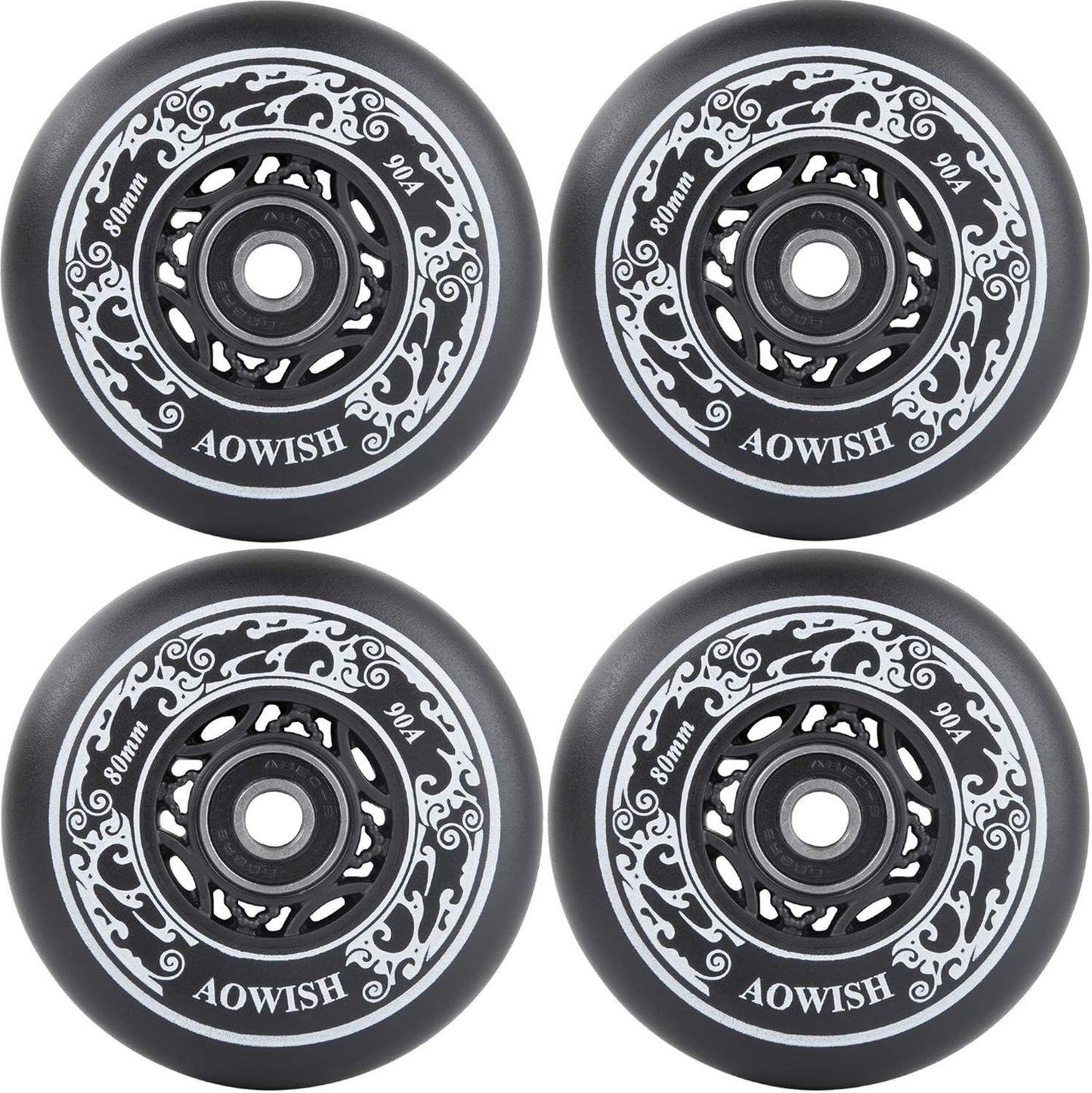 Ruedas Inline Skate Repuesto Hockey ABEC-9 4 Unidades