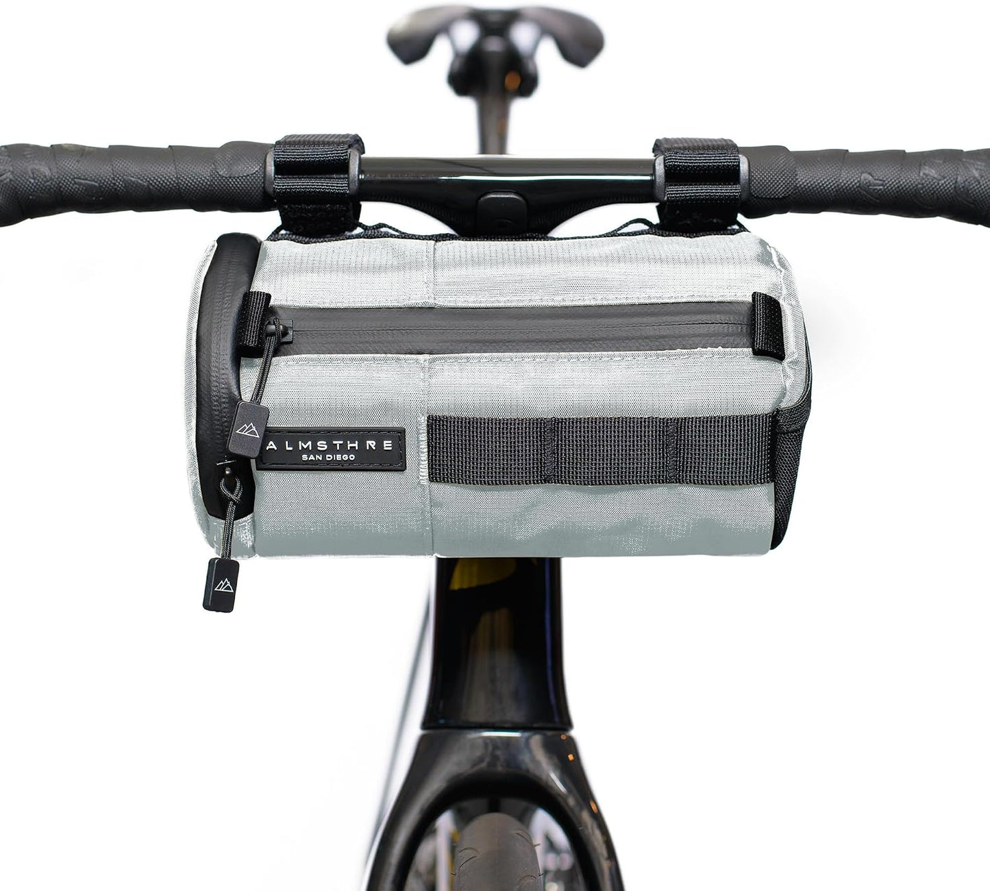 Bolsa rígida manillar bicicleta con cremalleras y correas