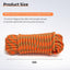 Cuerda arbolista poliéster 1/2" x50ft naranja