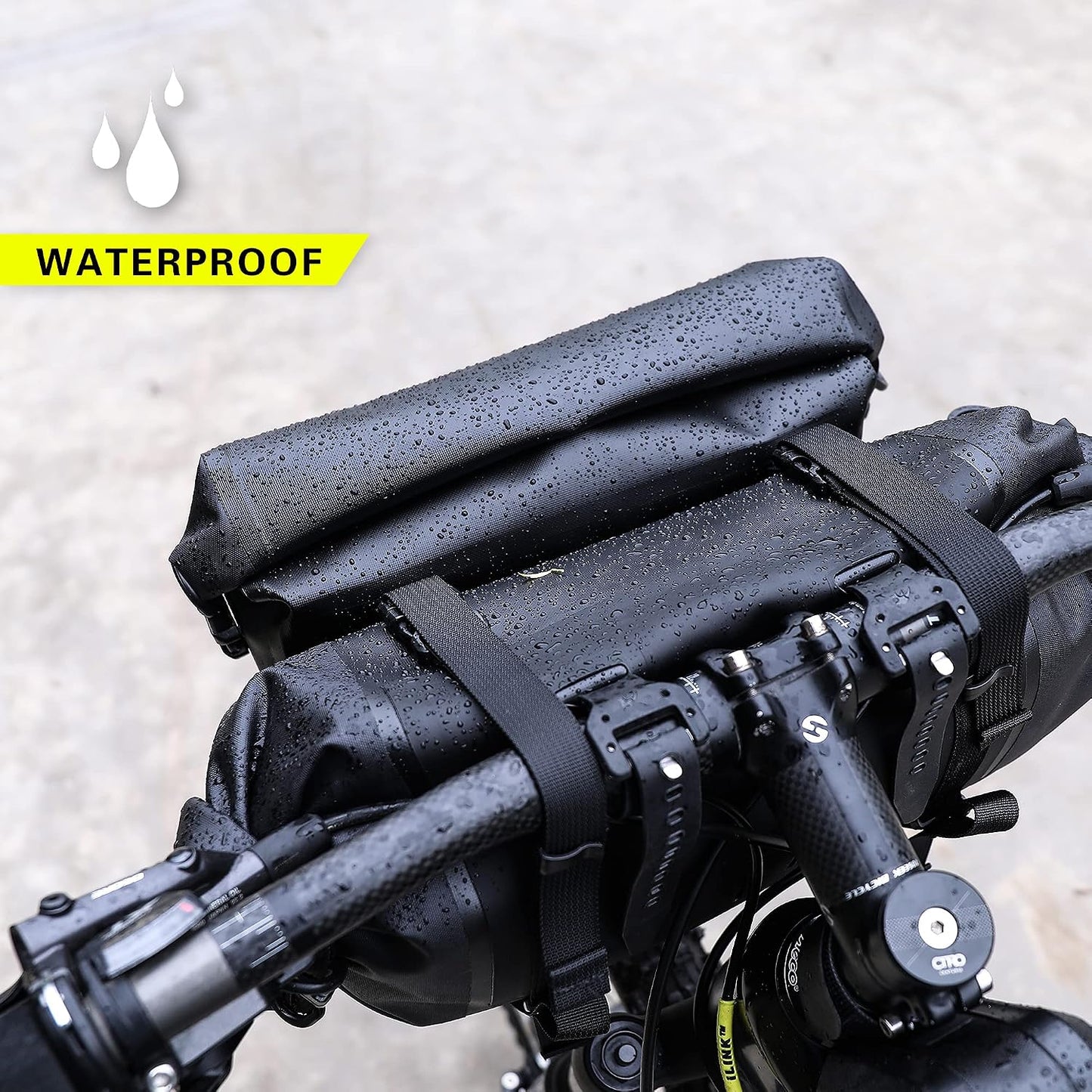 Set 2 Bolsas Manillar Bici Impermeables