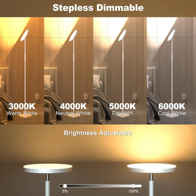 Lámpara LED moderna 3600lm atenuación 2700-6500K