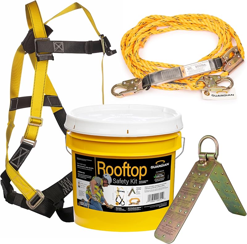 Kit seguridad azotea 50ft ancla reutiliz.