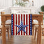 Camino mesa acuarela bandera USA 13x108 pulg