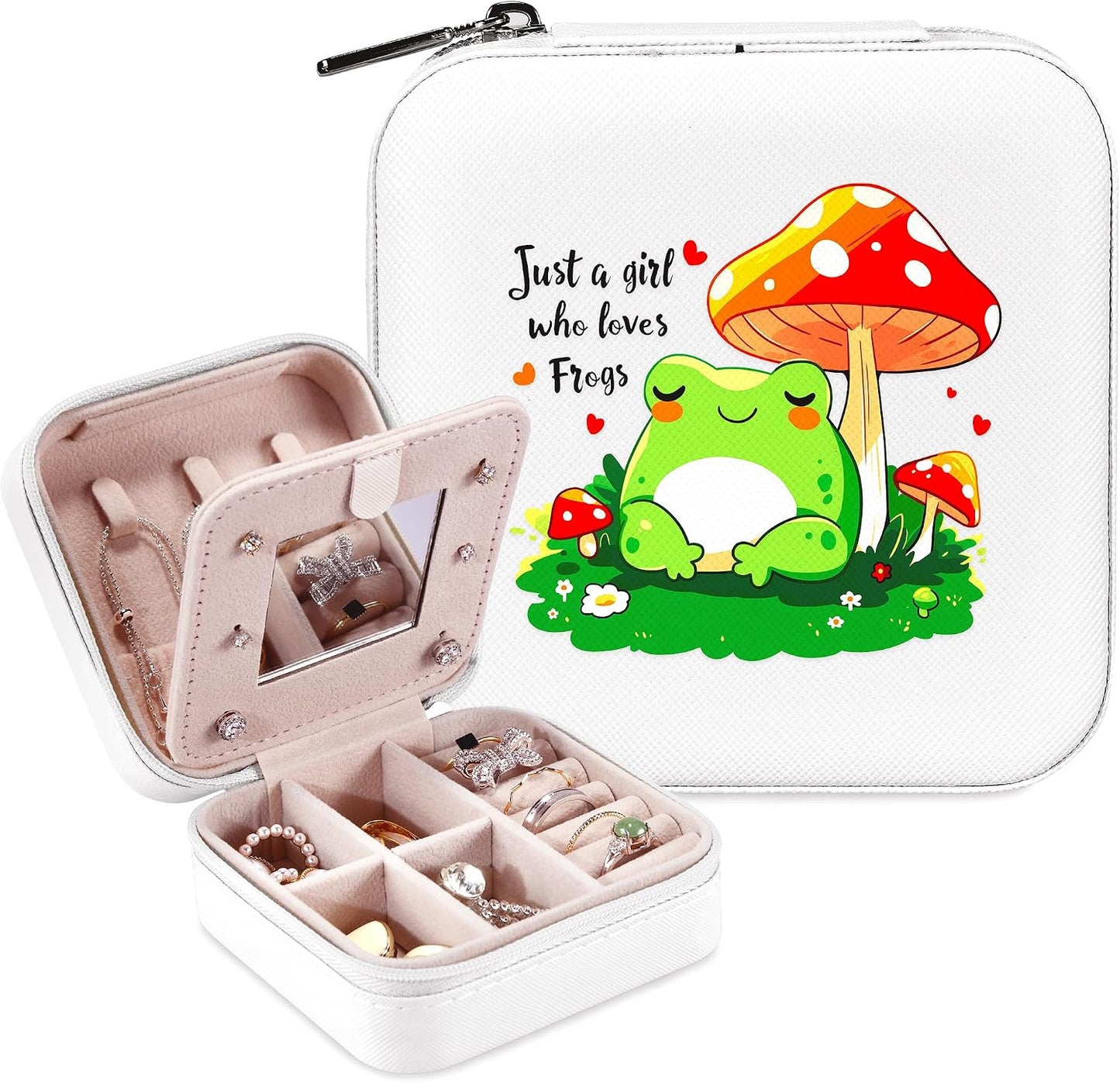 Caja joyería rana regalo niñas 8-12 años