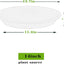 5 Pack Platillos Plástico 6-20pulg para Macetas Interiores