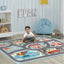 Alfombra set niños 5x7ft para sala guardería