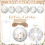 12 Faroles Papel Flores Silvestres 8pulg Colgantes Decoración