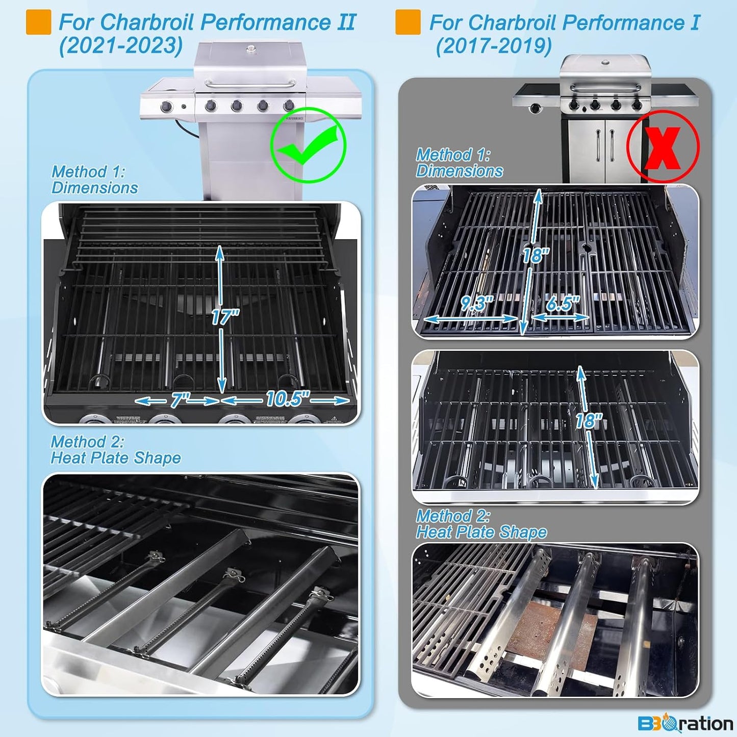 Repuesto rejilla cocina Charbroil G426