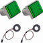Medidor voltaje frecuencia 3en1 pantalla led verde