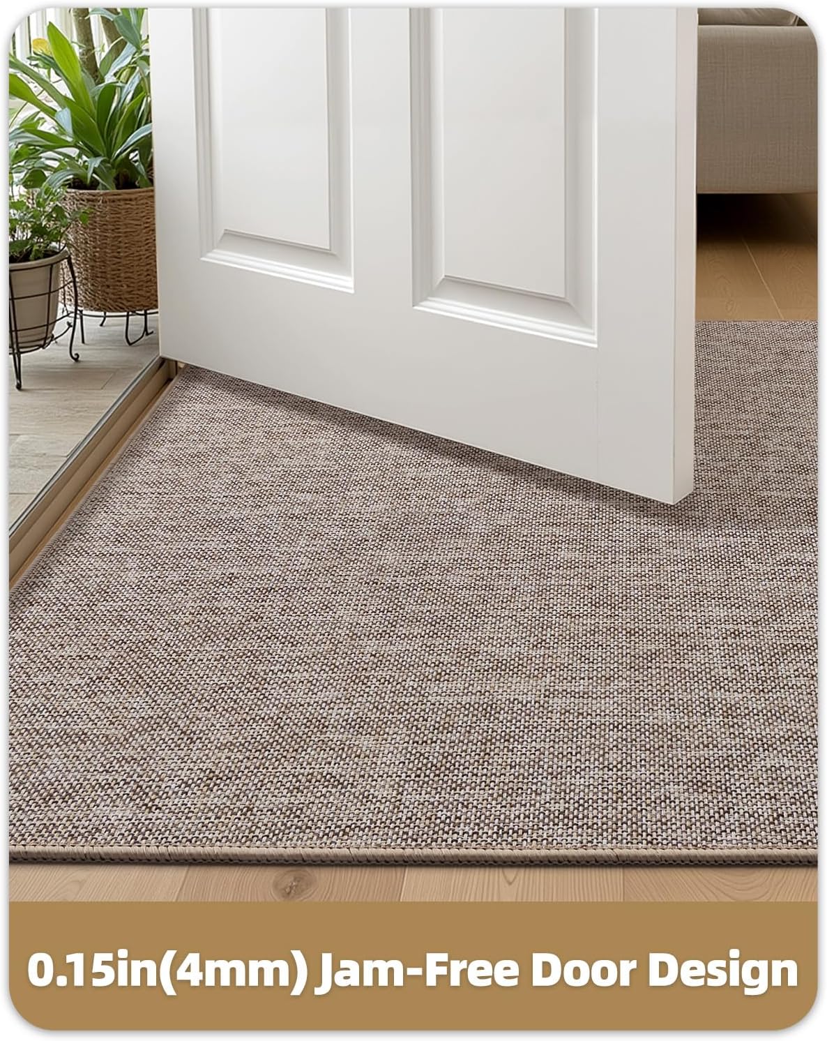Alfombra antiderrap puerta 32x48pulg con goma