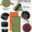 Saco dormir emergencia con gorro guantes impermeable camping