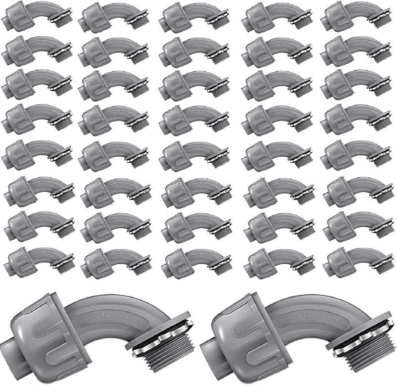 Conector hermético 3/4" no metálico flexible para PVC cocina