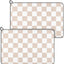 Tapete secado platos cuadros 12x19pulg microfibra cocina vintage
