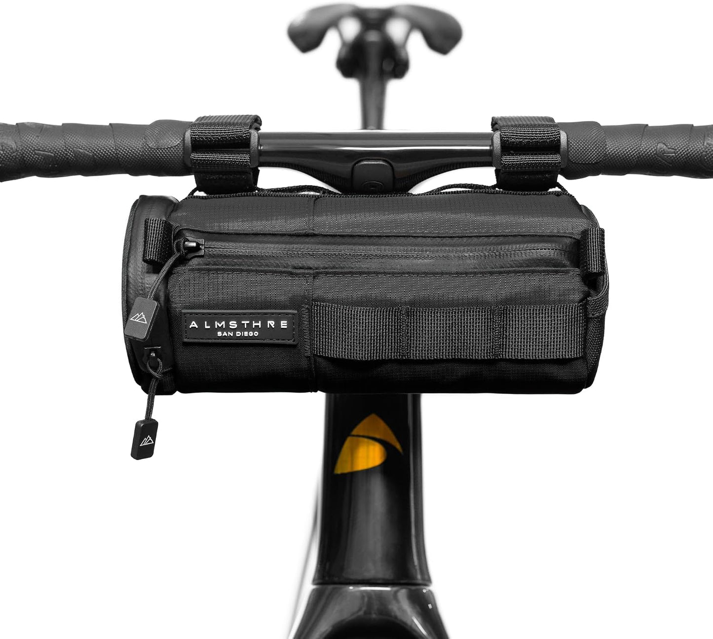 Bolsa rígida manillar bicicleta con cremallera y correas