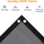 Sombra tela para sol 12x12ft con ojales gris
