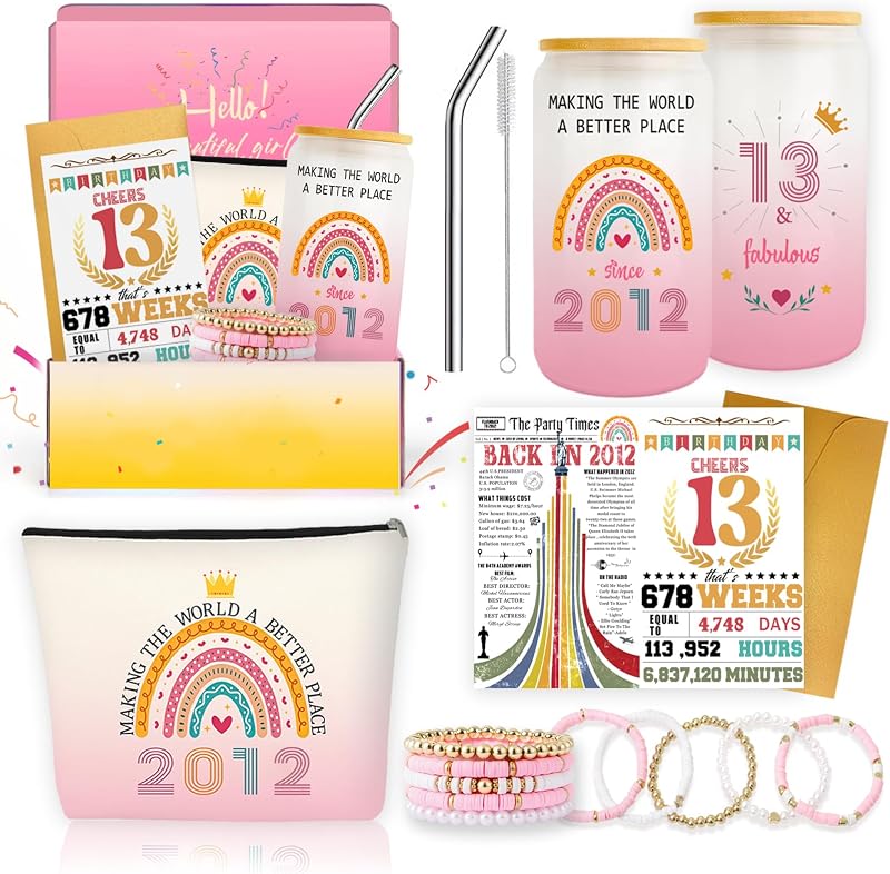Set regalo para niña 13 años de cumpleaños