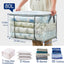 Bolsa almacenamiento transparente 80L para ropa mantas