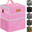 Basurero auto 2gal forro a prueba de fugas color rosa