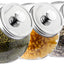 3 Pzas Tarro Cristal Galleta con Tapa Metal 55oz