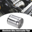 Tubo intercooler aluminio 2.5x3pulg tono plateado coche