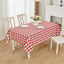 Manta cuadros gingham resistente agua 55x71pulg rojo blanco