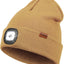 Gorro LED linterna frontal recargable USB unisex